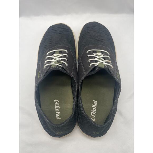 Olukai Men's Nohea Moku Mesh Blue Boat Shoes Mens 11.5 - Picture 9 of 10